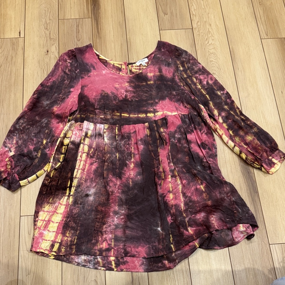 Umgee Multicolor Casual Rayon Top